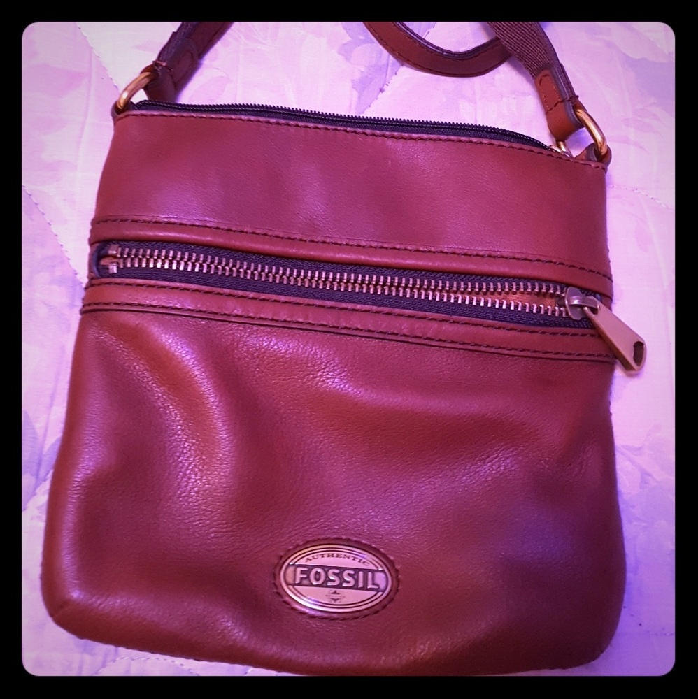 Leather Fossil bag
